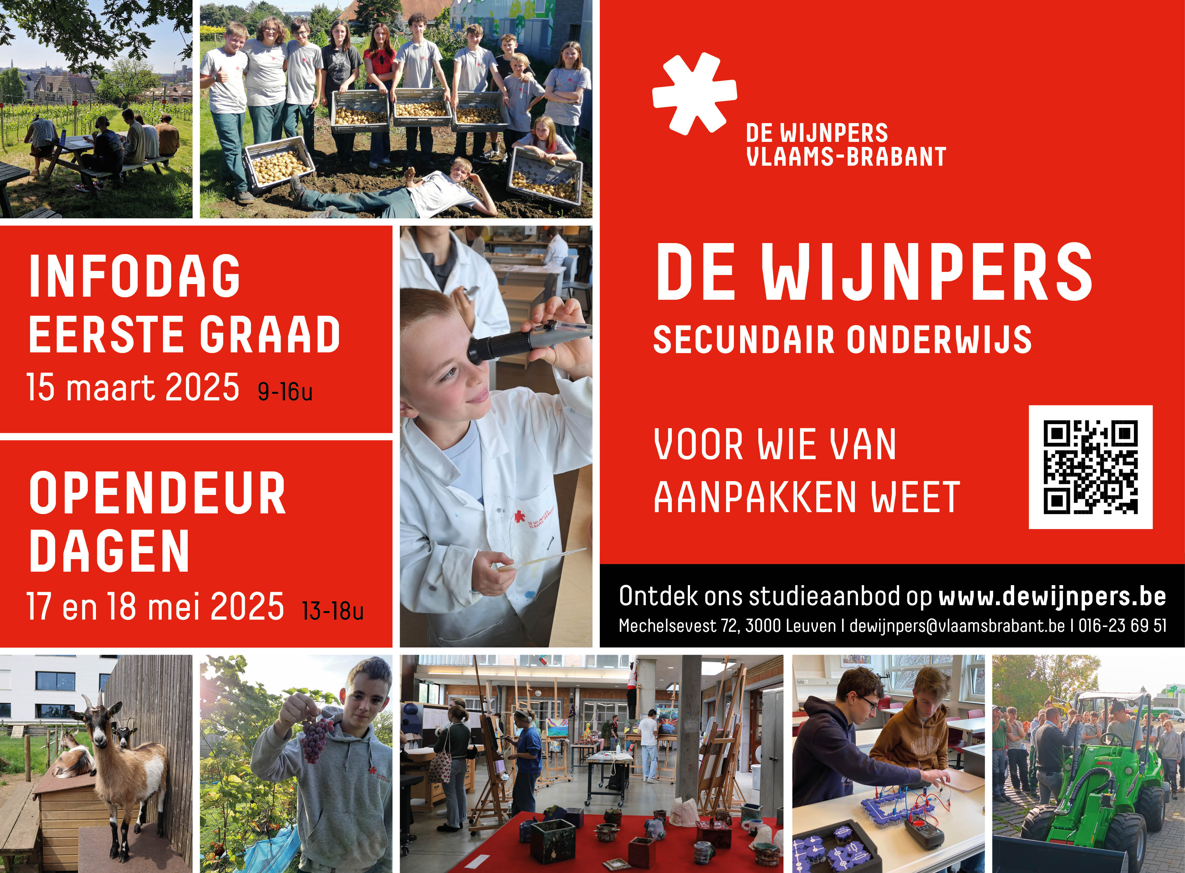 Advertentie opendeurweekend 17 en 18 mei
